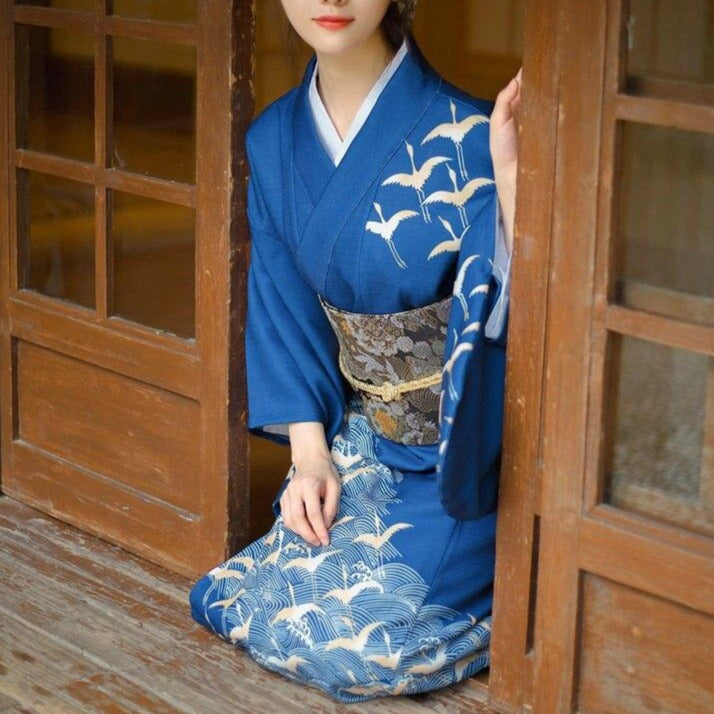 kimono japonais femme samourai