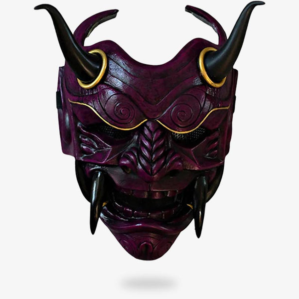 Le masque de demon oni protège le visage des samouraï. L'achat d'un masque japonais est parfait pour un passionné du Japon