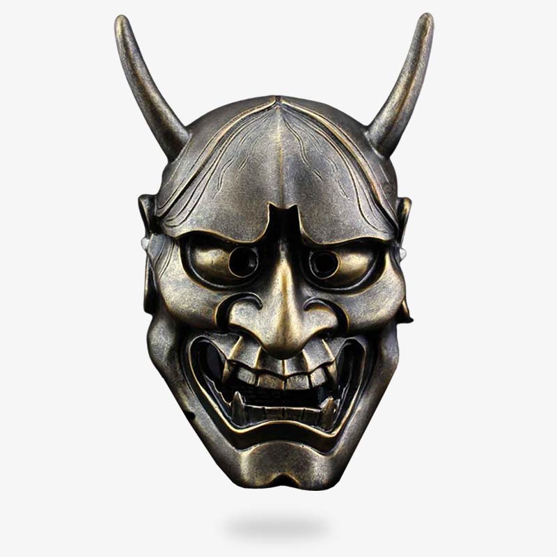 Le masque japonais achat pour les amoureux des mythes japonais. Ce masque de démon se porte pour un costume ou se met sur un mur ou une étagère pour une décoration japonaise. Le masque symbolise le démon japonais de la vengeance. Le Oni Hannya