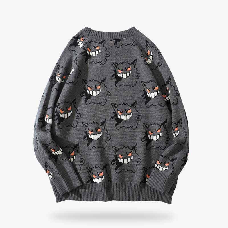Pull Pokémon Gengar coton doux unisexe