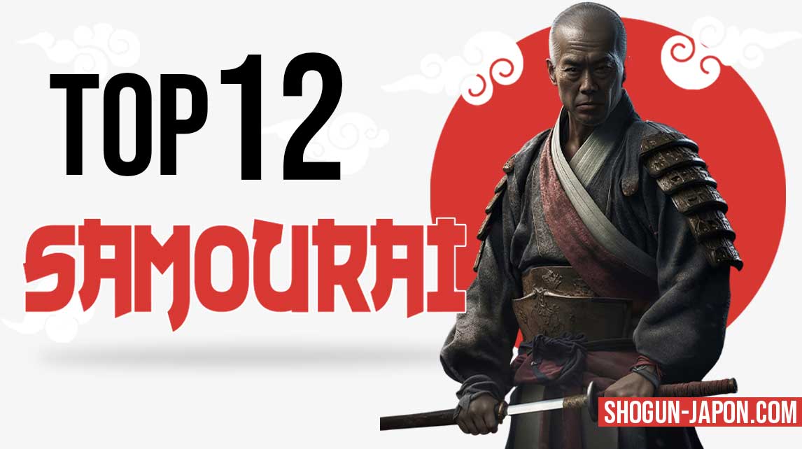 Un Samourai Japonais tient un katana dans la main. Classement du top 12 des guerriers japonais