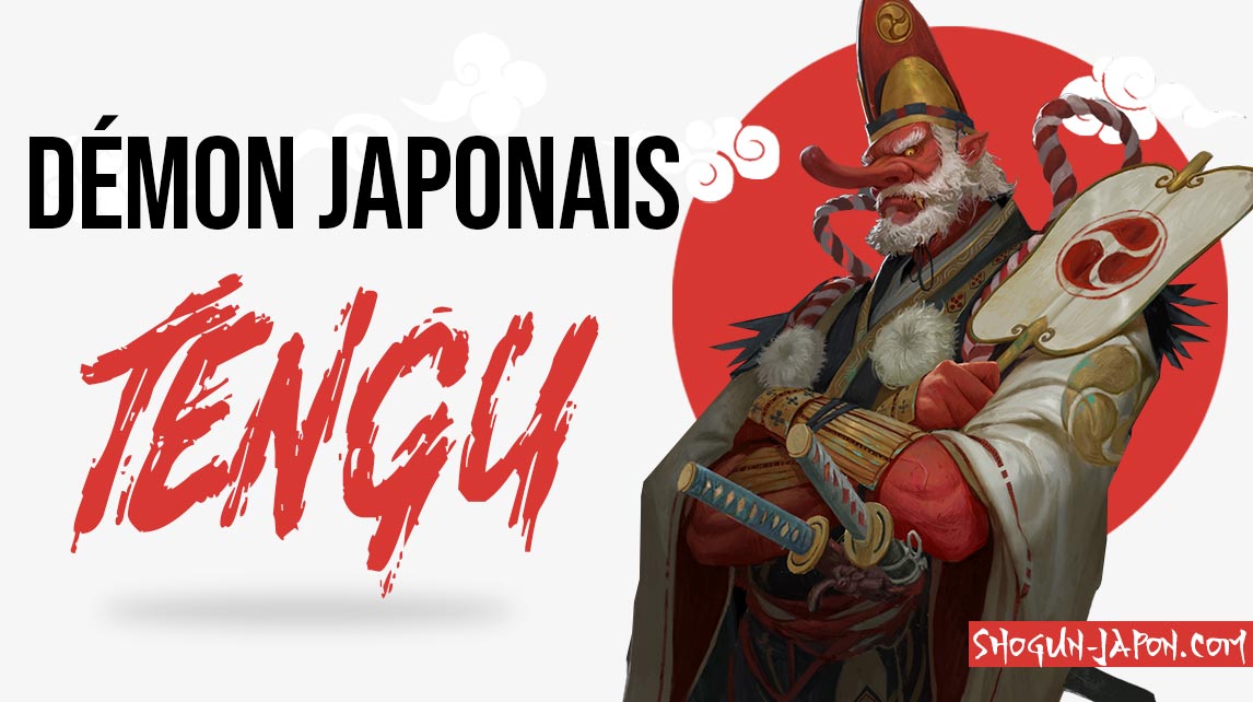 Tengu démon japonais au long nez