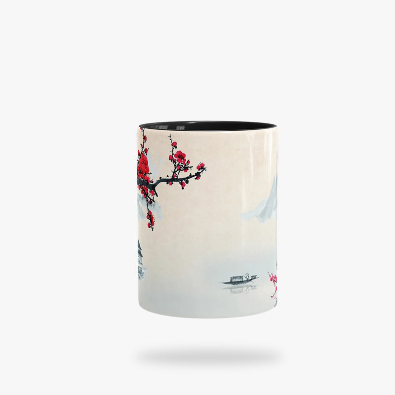 Une Tasse a The Japonaise sakura style céramique