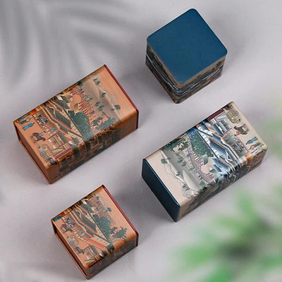 Faites l'achat de boites japonaises anciennes pour conserver votre thé. Design des boites inspiré de l'art japonais du Ukiyo-e