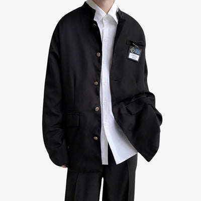 Faites l' Achat uniforme japonais homme pour une style manga type Dandadan, Mob Psycho 100, Jusjutsu Kaizen ou crow 0. Le pack comprend une veste Gakuran noire, une chemise blanche et un pantalon, une tenue emblématique des étudiants japonais