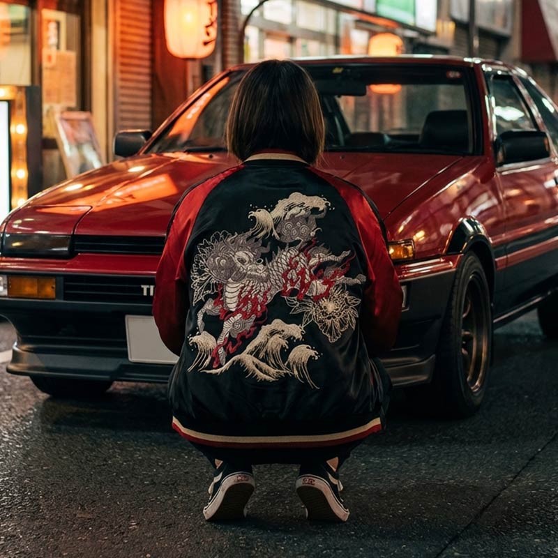 Blouson Sukajan Kirin vue arrière