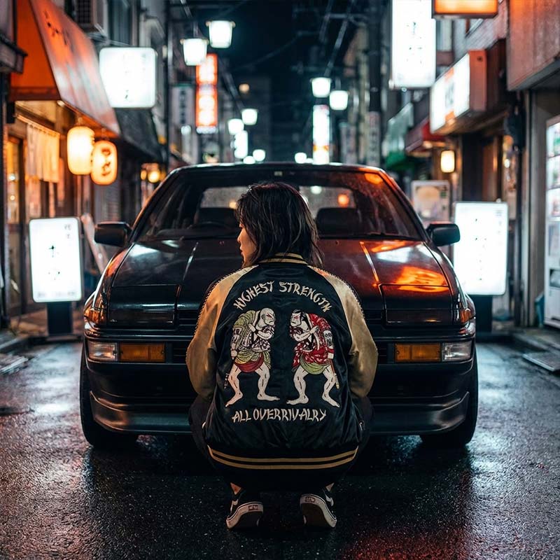 Blouson Sukajan Sumo vue arrière