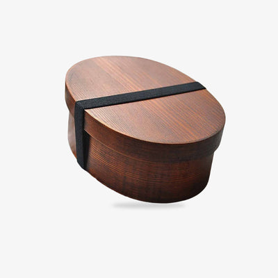 Boite bento japonaise traditionnelle avec baguettes et cuillère