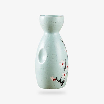 Bouteille à saké en céramique au design élégant pour servir le saké japonais