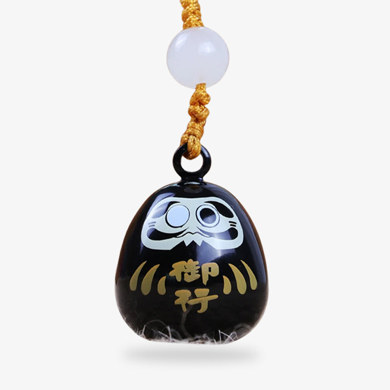 Breloque Daruma, charme japonais classique associé à la persévérance et à la chance
