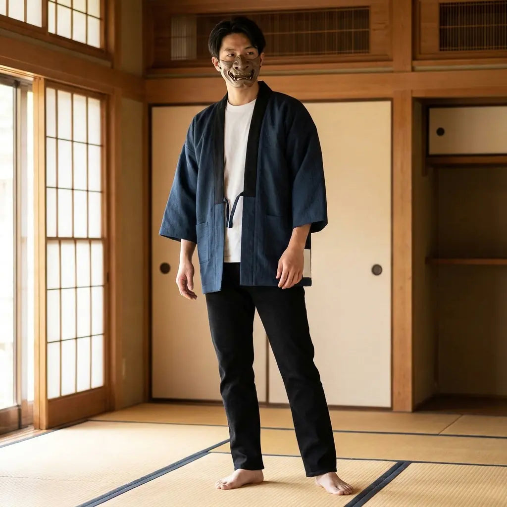 Tenue japonaise décontractée pour homme