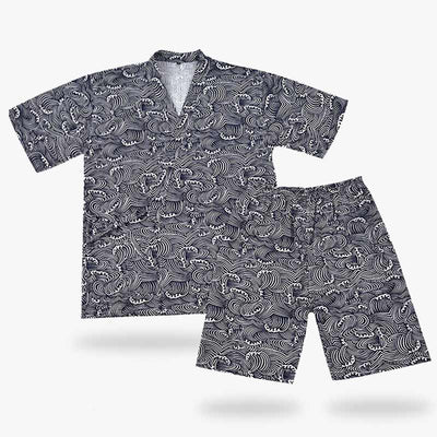 Ceinture obi pour jinbei homme