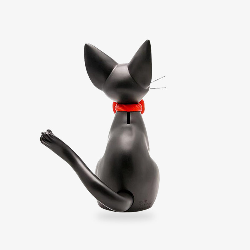 Ce Chat Japon Figurine est de couleur noir. C'est un chat japonais tirelire