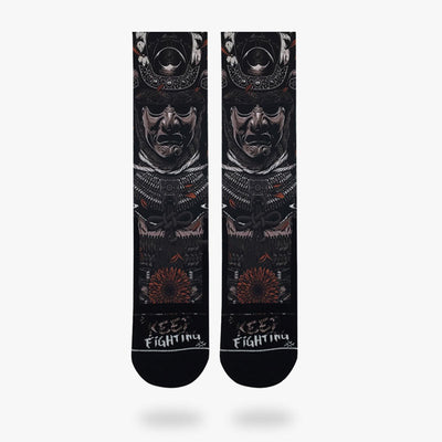 Chaussette Samourai motif guerrier japonais