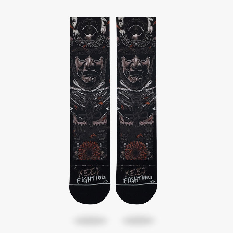 Chaussette Samourai motif guerrier japonais