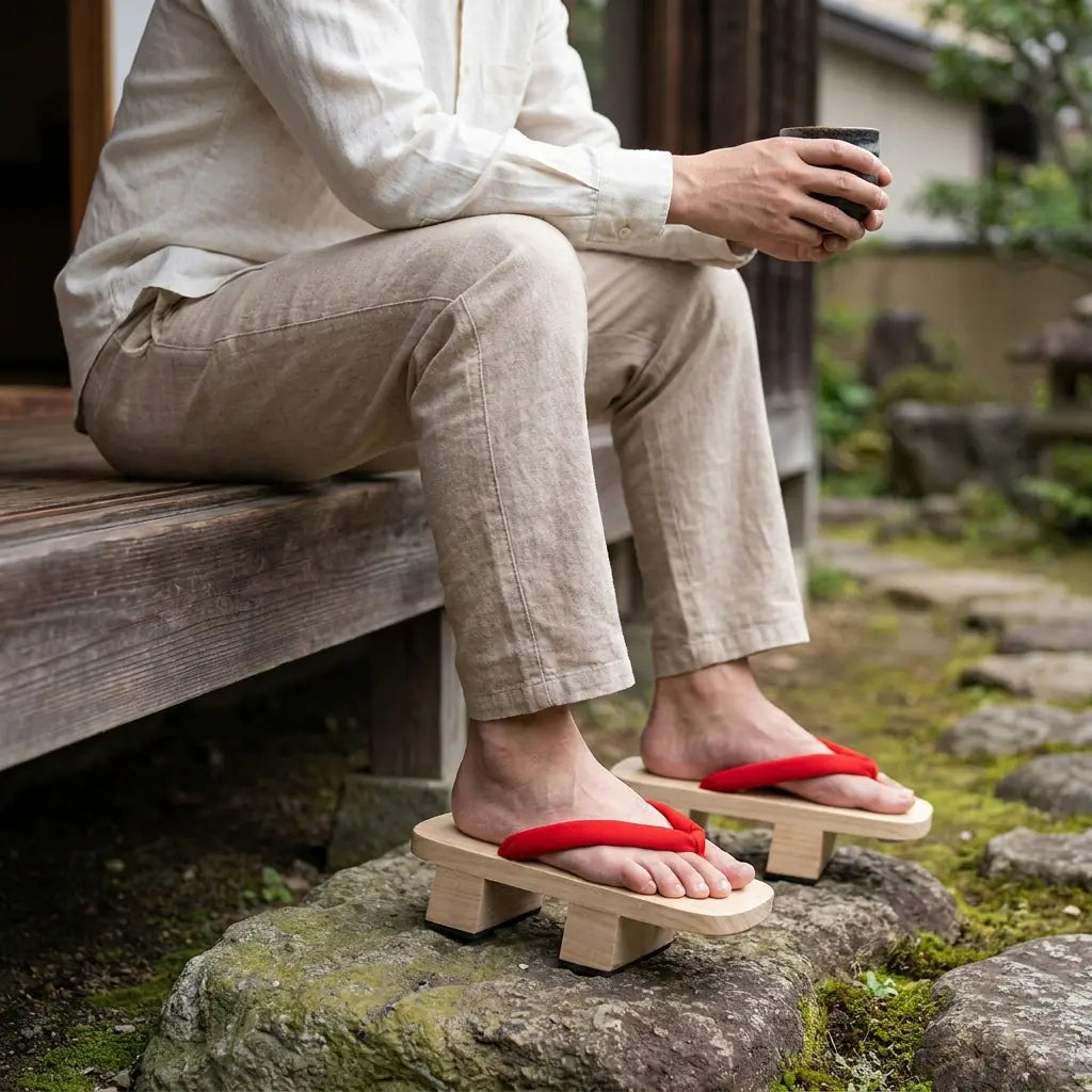 Chaussure Japonaise Bois