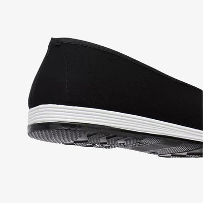 Chaussure noire inspirée du manga Toji, semelle flexible et confortable pour un port prolongé