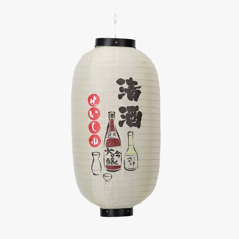 Chochin japonais de style izakaya suspendu, comme devant les bars traditionnels