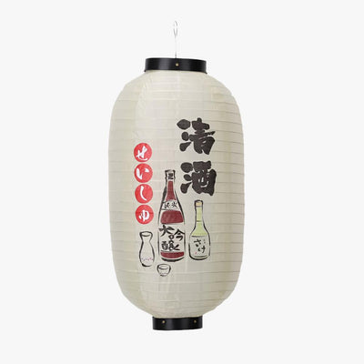 Chochin japonais de style izakaya suspendu, comme devant les bars traditionnels