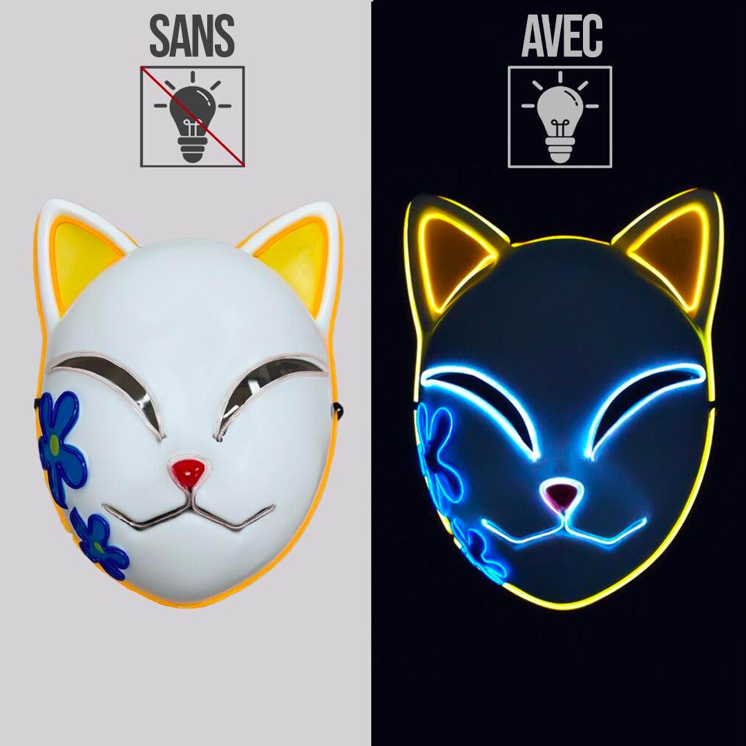 Masque japonais décoratif Demon Slayer