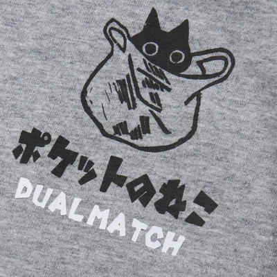 Un design japonais maneki sur un tissu en coton de tee shirt