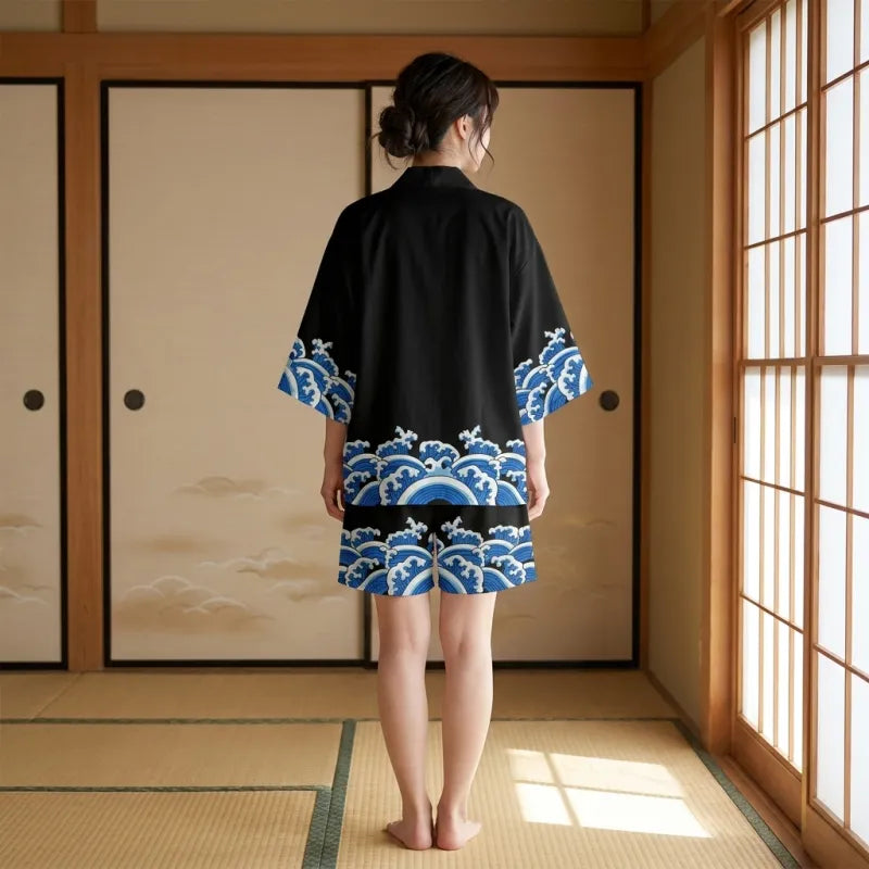 Ensemble Short Kimono