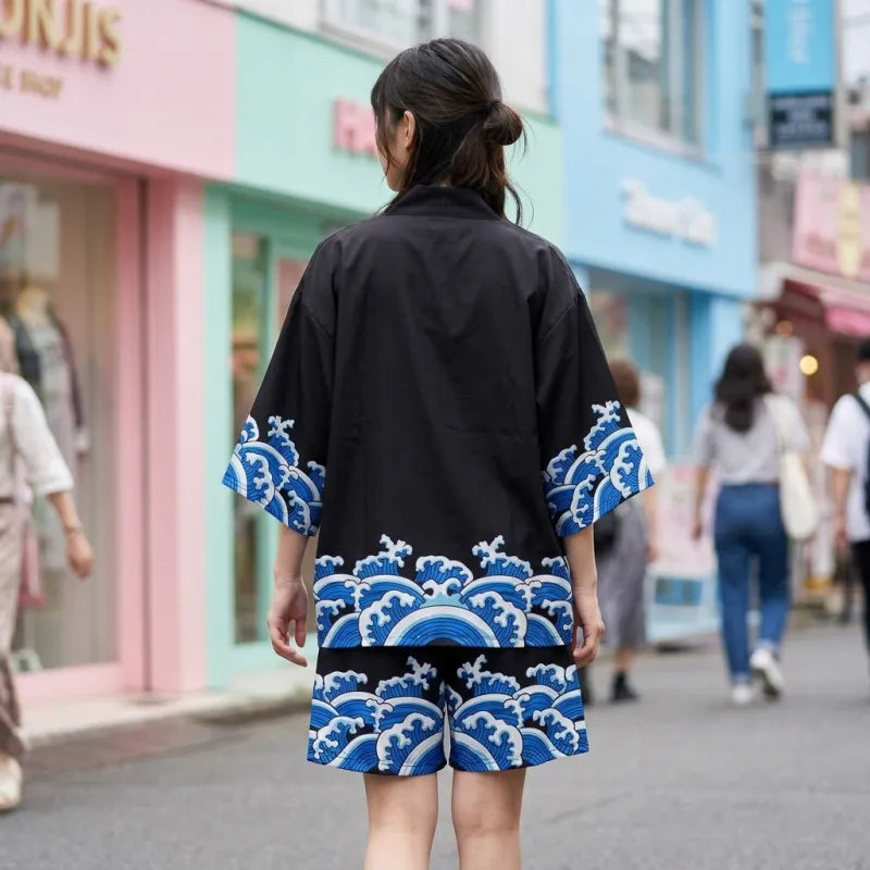Ensemble Short Kimono