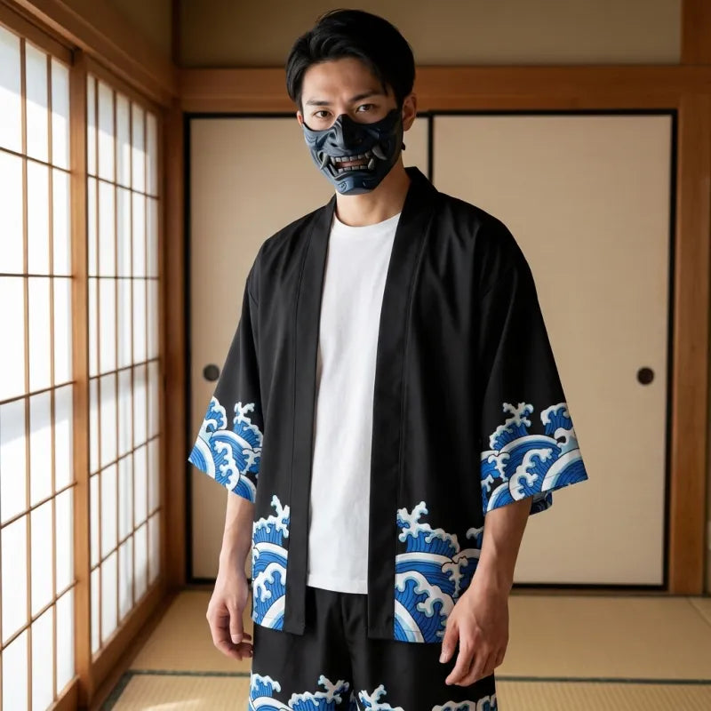 Ensemble Short Kimono