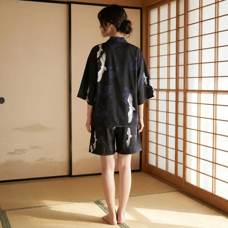 Ensemble kimono homme style yukata