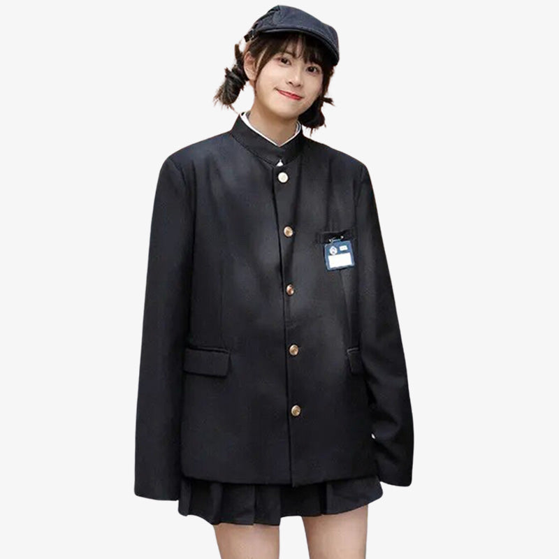 Gakuran style blazer, vue d'ensemble