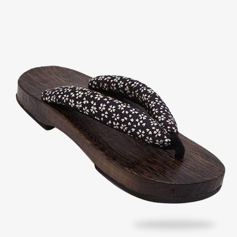 Sandales geta sakura en bois, élégantes pour toutes occasions