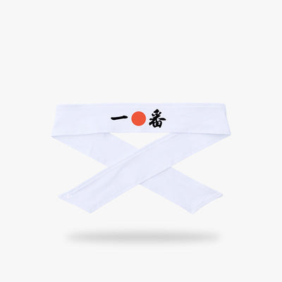 Hachimaki Ichiban bandeau japonais brodé du symbole 一番