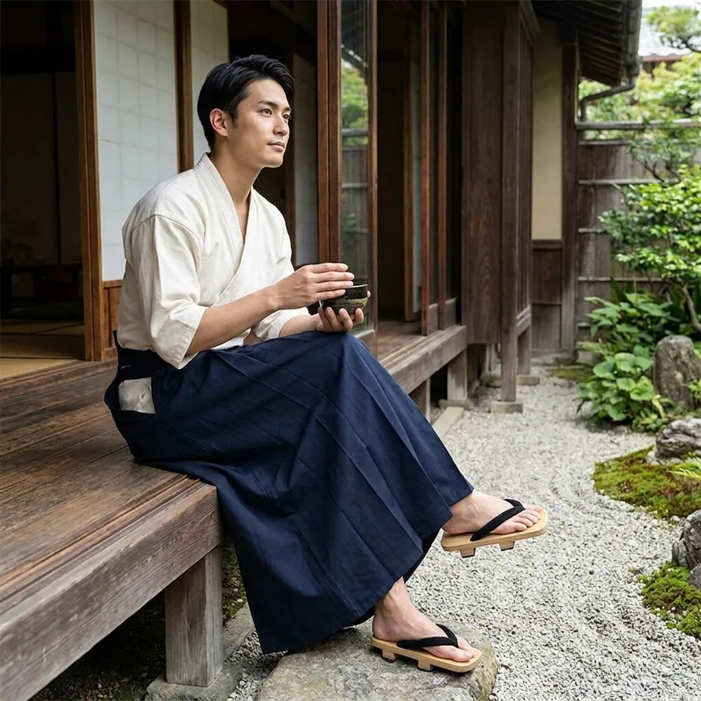 Hakama Aikido vue arrière