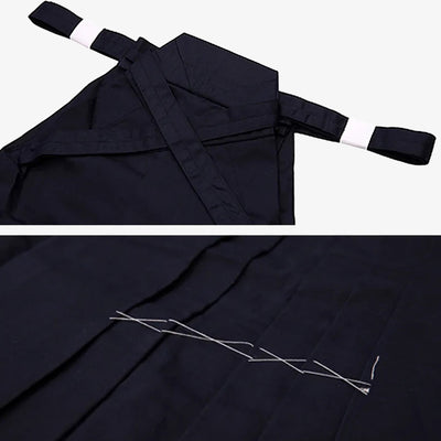 Hakama traditionnel japonais noué à la taille