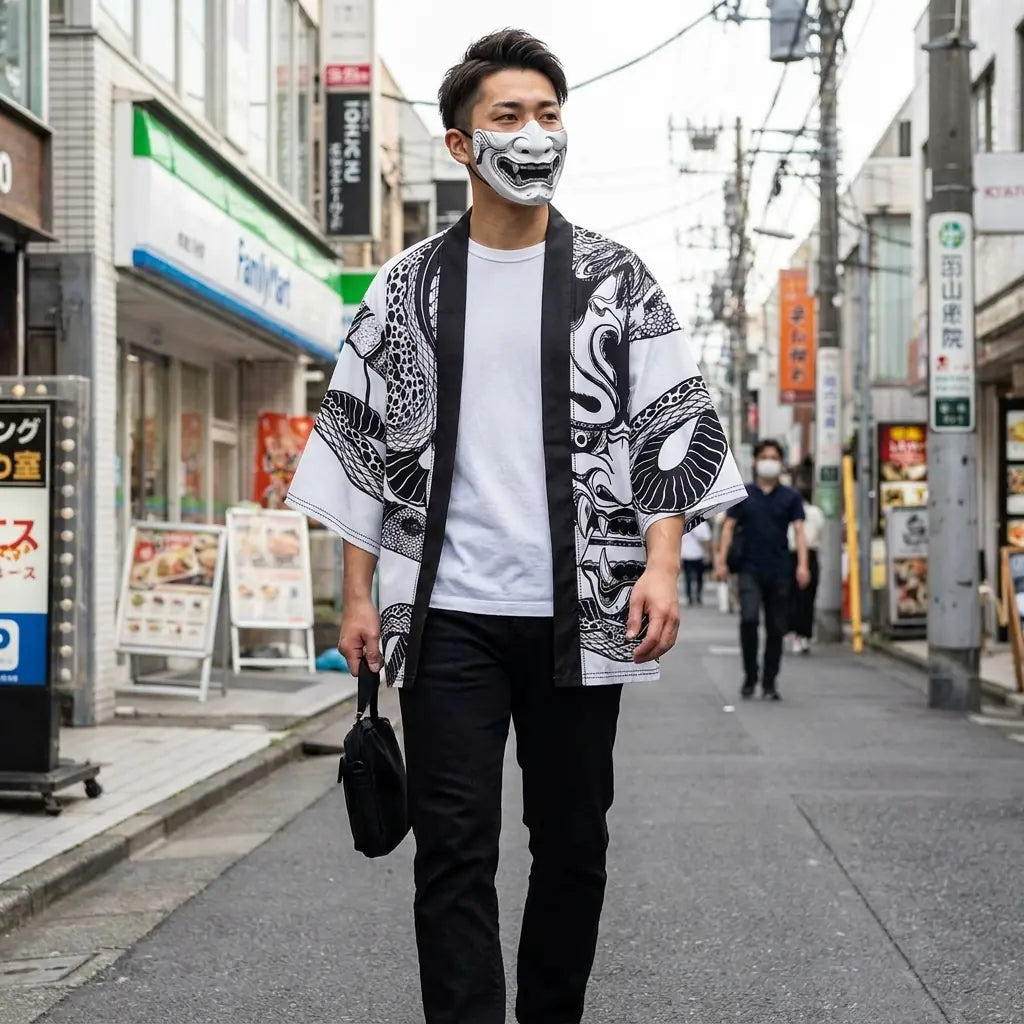 Haori Hannya vue arrière