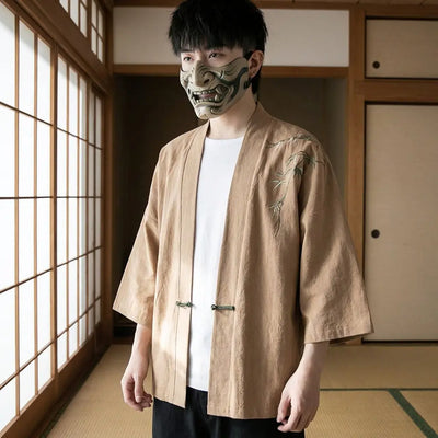 Haori Motif Bambou pour homme