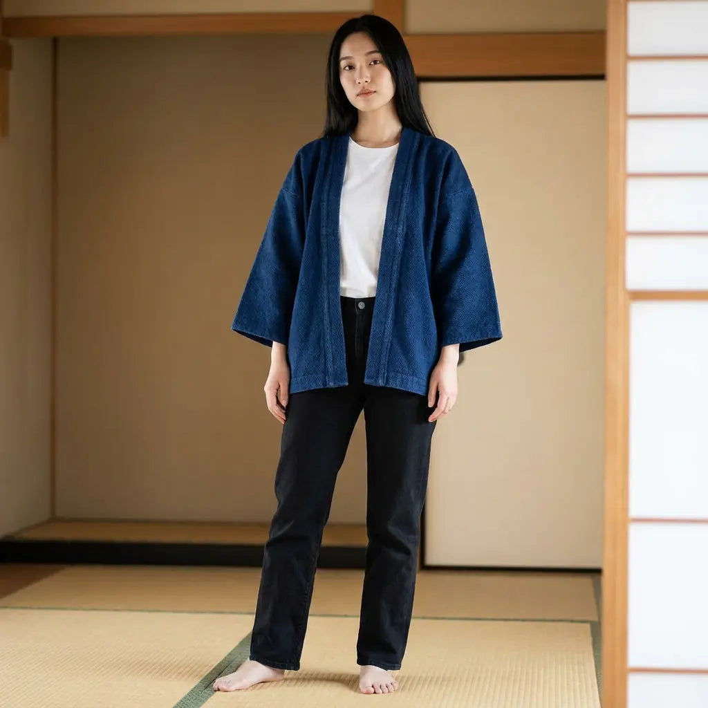 Haori Vintage Coton vue de face