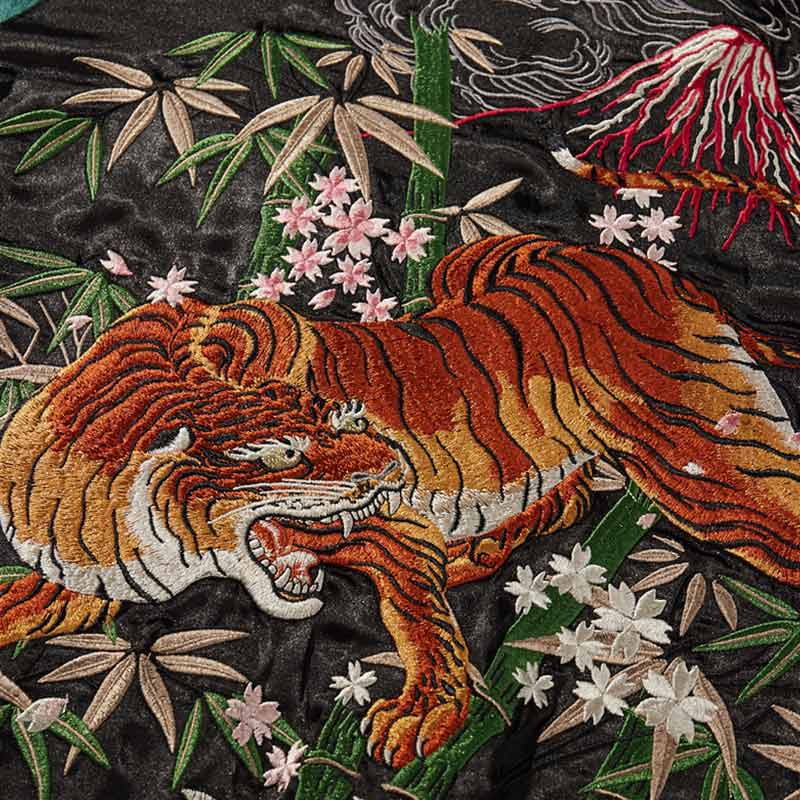 Jacket sukajan japonais motif tigre