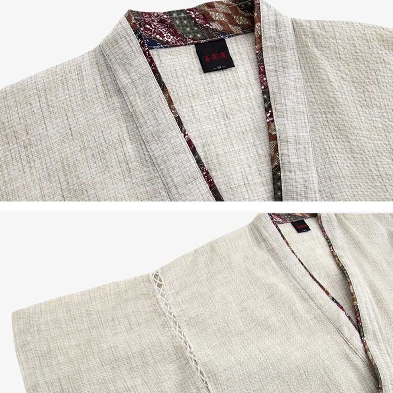 Ce jinbei coton est un pyjama japonais jinbei traditionnel
