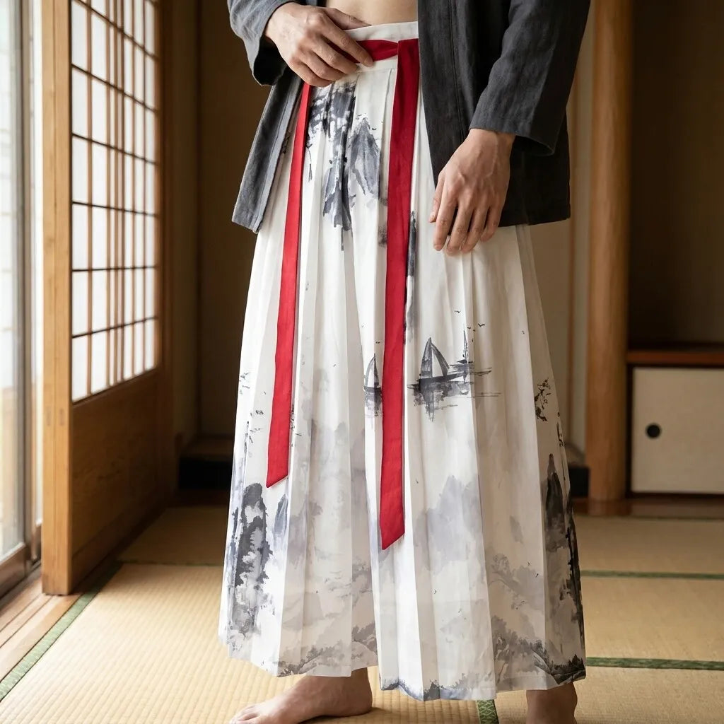 Jupe Hakama vue de face