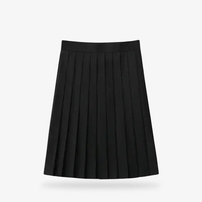 une jupe uniforme japonais de couleur noir. La jupe plissée se porte avec le sailor fuku. C' est l' uniforme des étudiantes japonaises