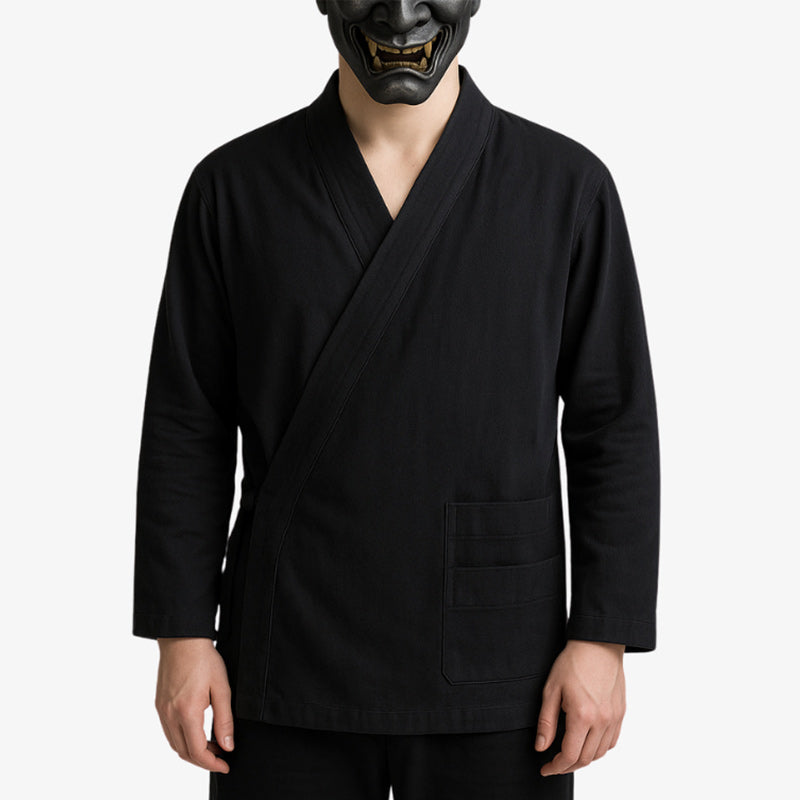 Kimono Cardigan homme style samue japonais