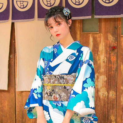 Kimono ceinture obi assortie