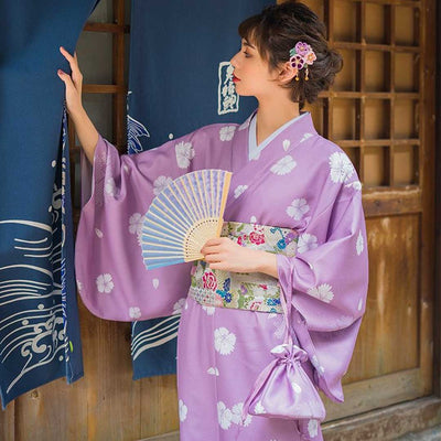 Kimono avec ceinture obi
