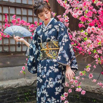 Kimono cérémonie japonaise élégant