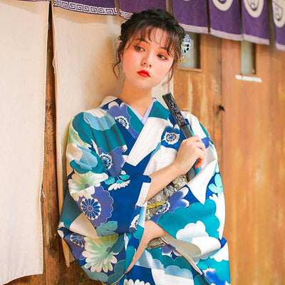 Kimono déguisement femme style geisha