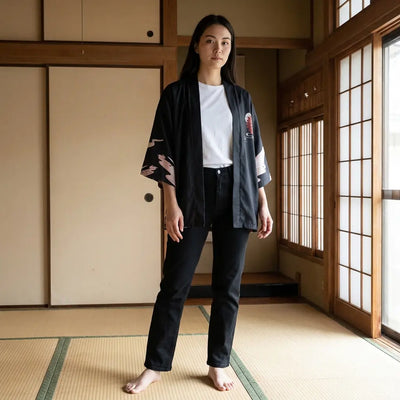 Kimono femme motif irezumi