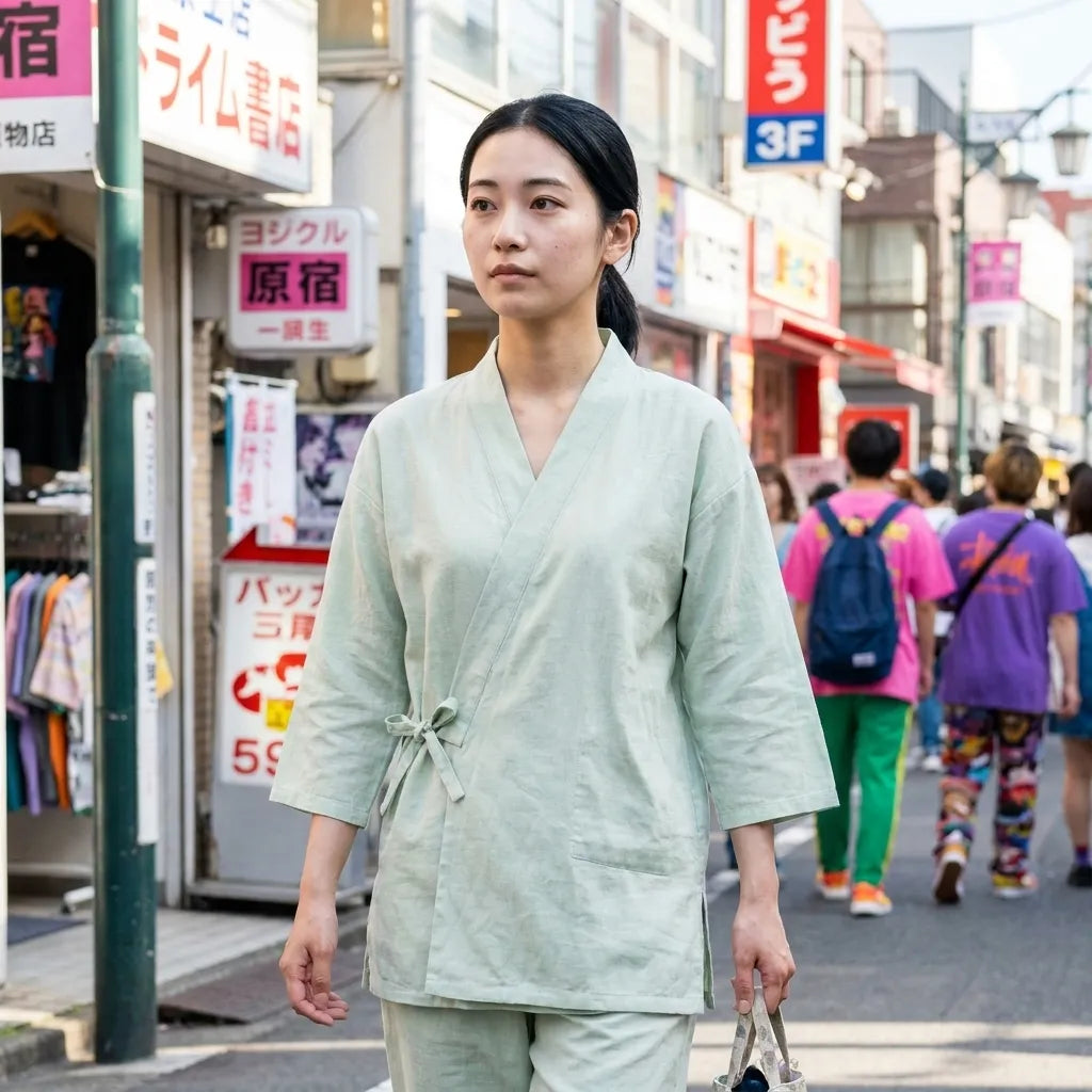 Kimono Femme Pyjama vue arrière