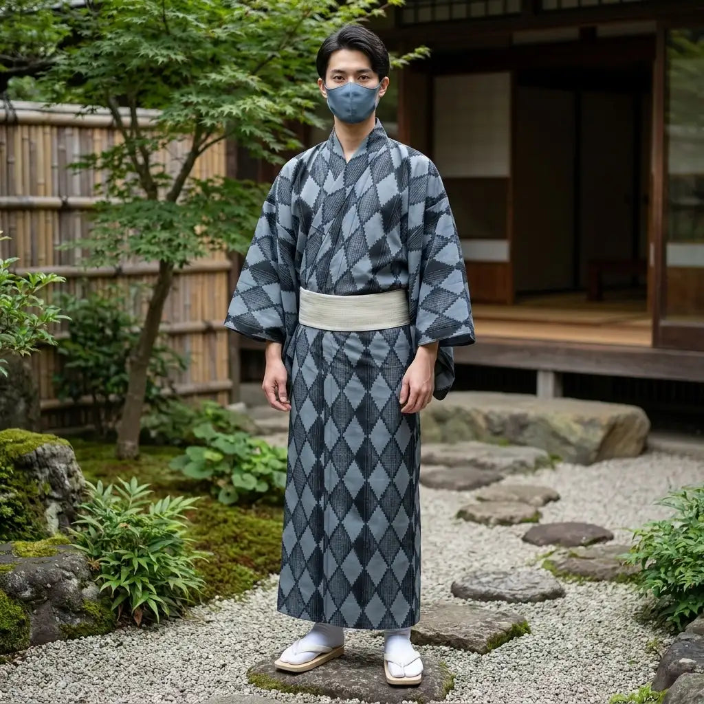 Kimono Hishi Homme vue arrière