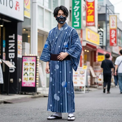 Kimono homme dans un style moderne et épuré